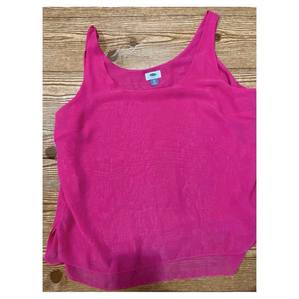 Old Navy Pink Dressy Tank Top